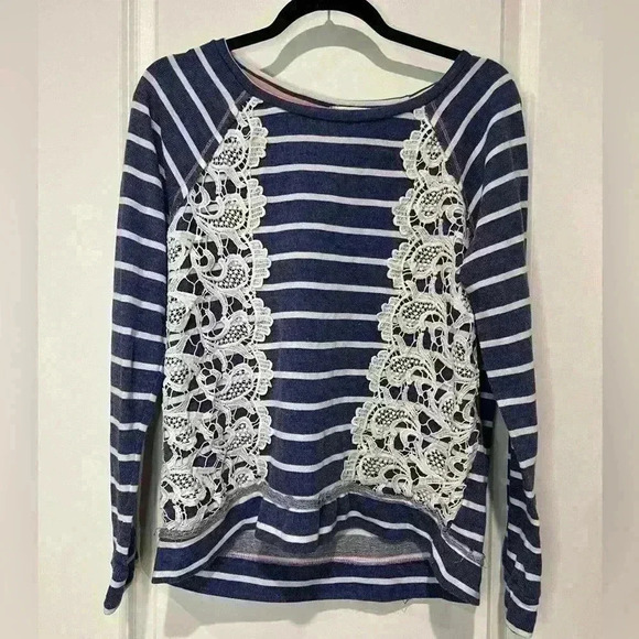ALTAR'D STATE LONG SLEEVE STRIPED TOP SIZE LG - Picture 1 of 4